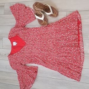 Flutter Sleeve Dress